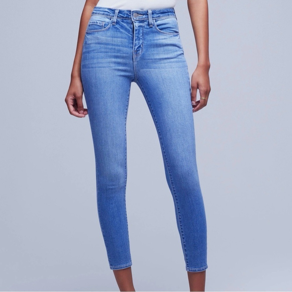 NEW L'agence Margot High Rise Skinny Jeans in Cambridge Size 34 $255